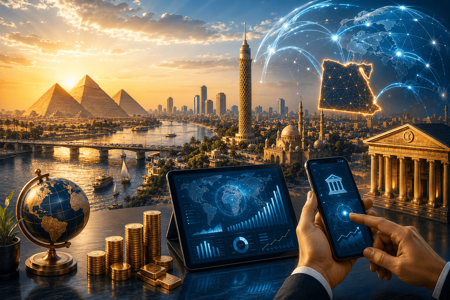 Egyptskí investori a bankári v Káhire diskutujú o založení nového digitálneho fondu pre občanov v zahraničí