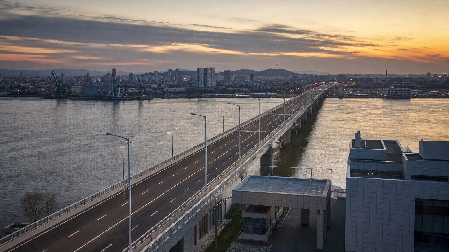 Kim Čong Un navštívil čínsky Dandong po otvorení nového mosta