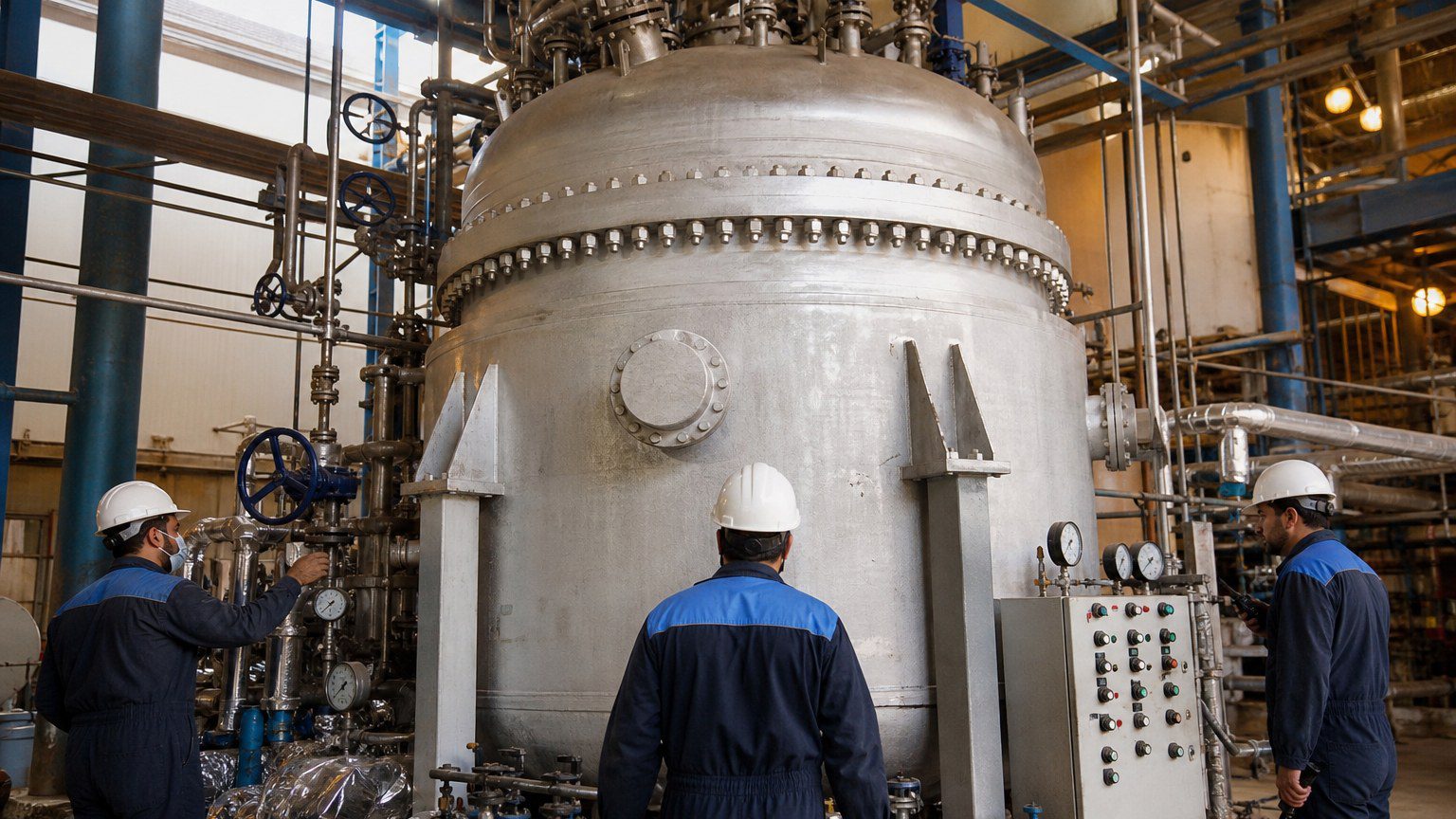 Domáci polymerizačný reaktor v iránskom petrochemickom závode